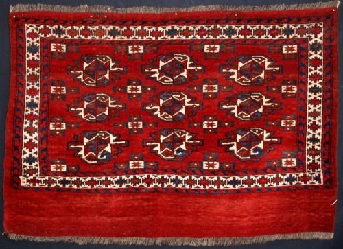 antique yomut turkmen chuval great colour late 19th century