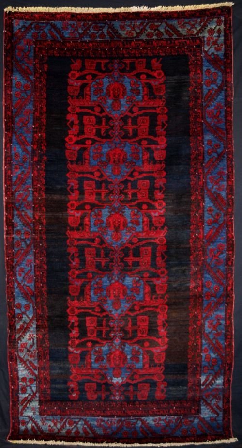 antique turkish komurcu kula rug great design circa 1920