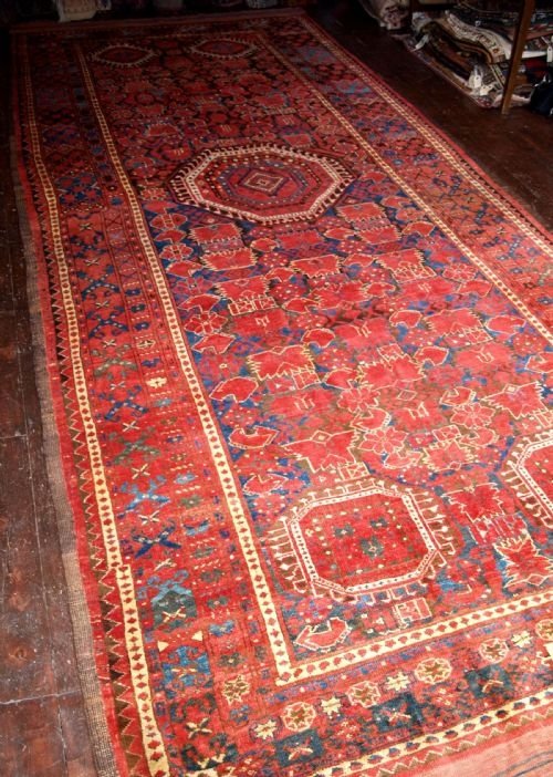 antique ersari beshir turkmen main carpet 2nd half 19th century