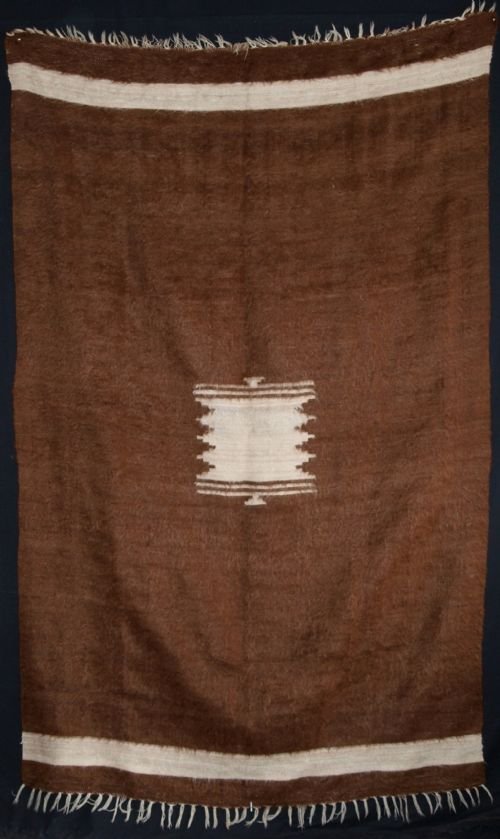 antique anatolian turkish siirt blanket angora mohair very soft circa 1920