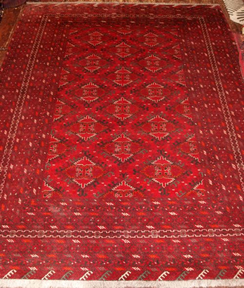 old afghan village carpet classic beshir design great colour abt 50 years old