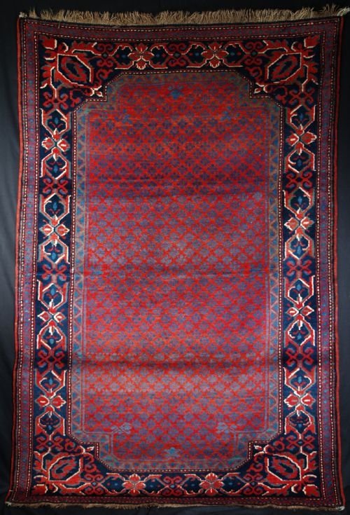 antique caucasian karabagh rug excellent colours full pile great rug circa 1900
