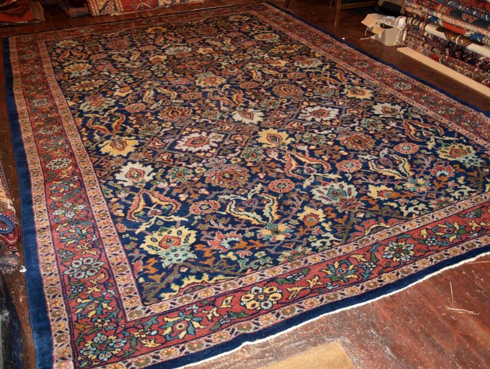 antique ziegler carpet allover design great colour condition late 19th cent
