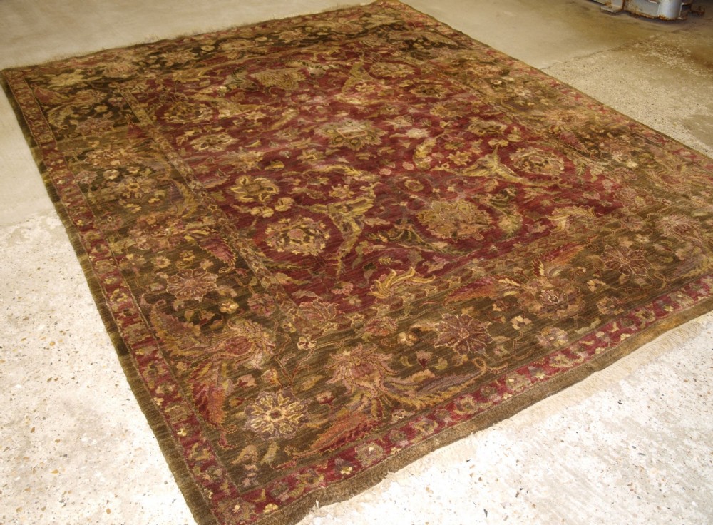 indian agra carpet of traditional design excellent value furnishing carpet about 20 years old