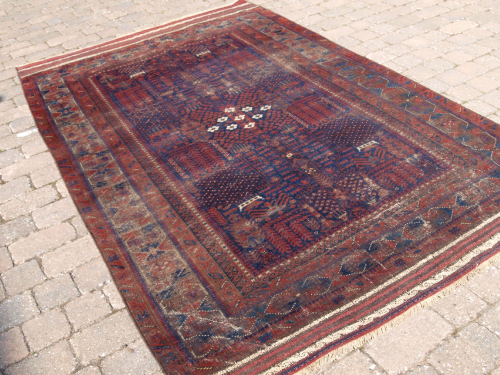 antique timuri baluch main carpet western afghanistan 1st half 19th century