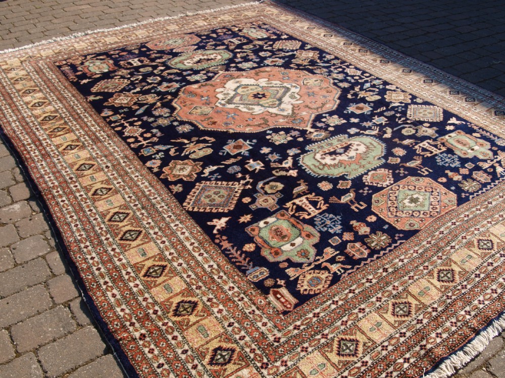 superb old caucasian carpet 19th century design great condition about 30 years old