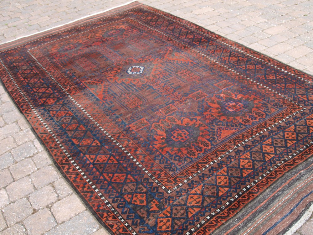 antique timuri baluch main carpet western afghanistan circa 1900