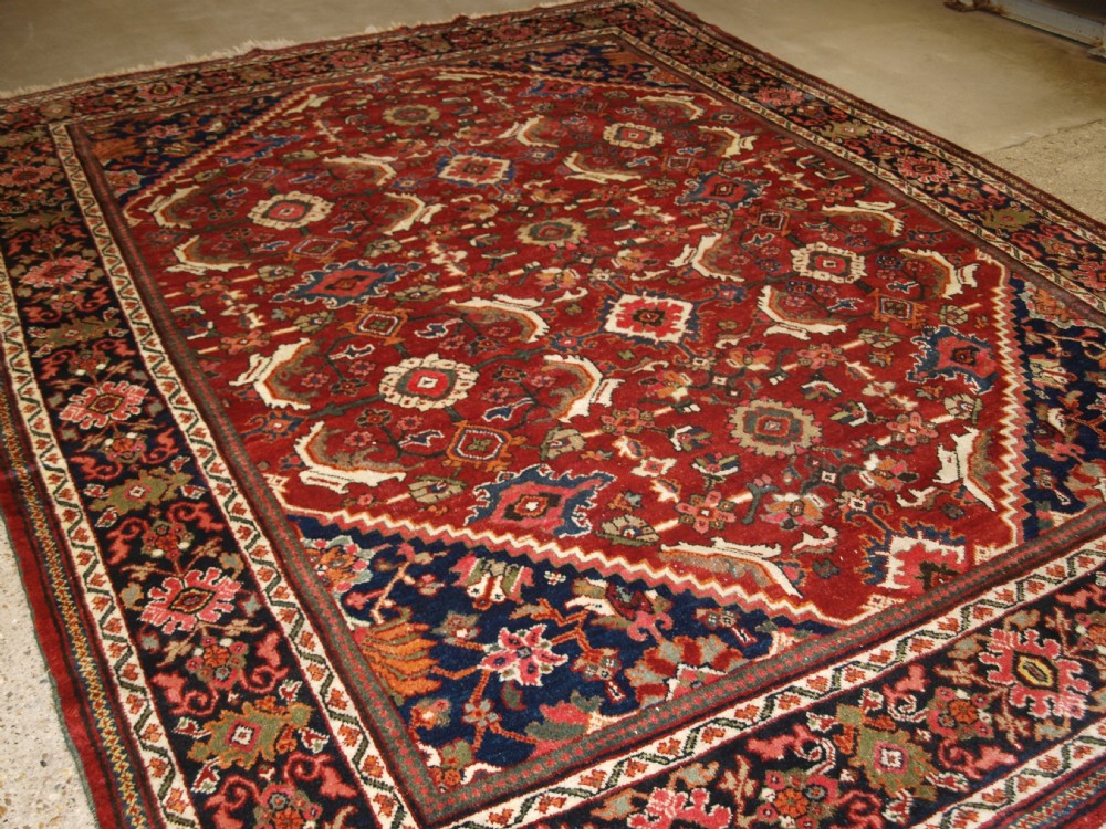 old taditional carpet large scale all over design circa 1920
