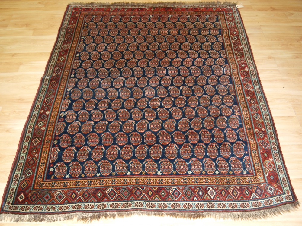 antique north west persian kurdish rug with all over boteh design circa 190020