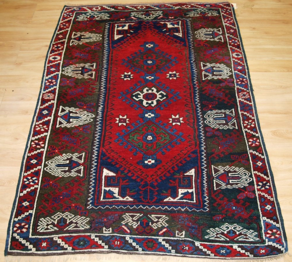 old turkish dosemealti village rug of traditional design superb condition circa 1920