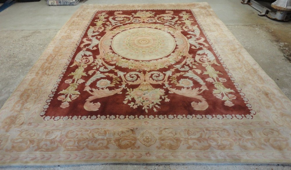 chinese carpet in classical french aubusson style perfect condition 30 years old