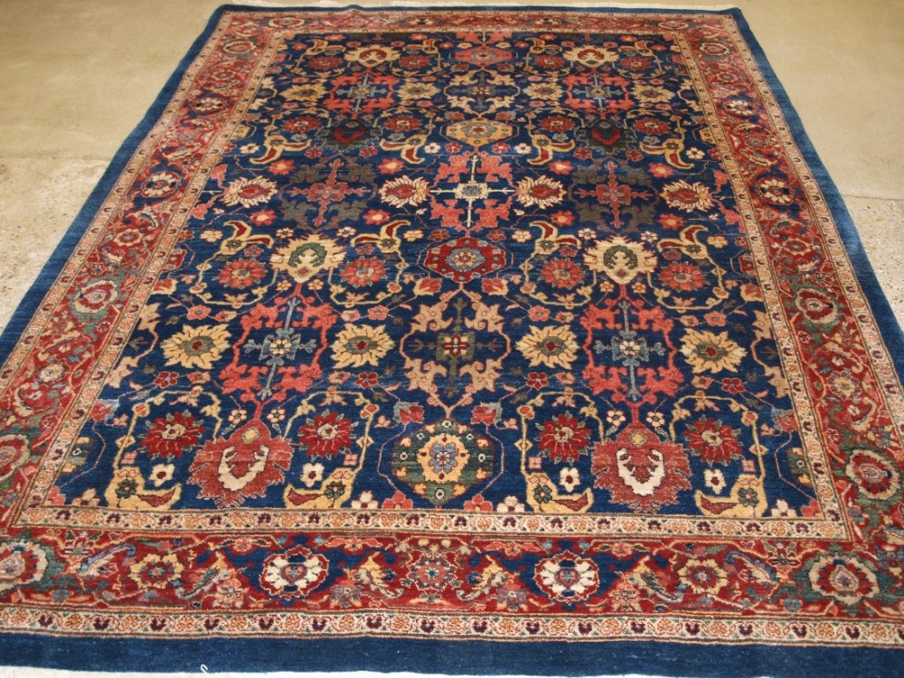 old bijar carpet 19th century design natural dyes and superb wool recent production