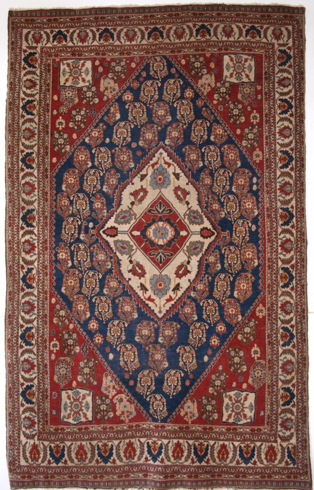 antique persian tribal qashqai kashkuli rug tribal weaving of the highest quality circa 1880