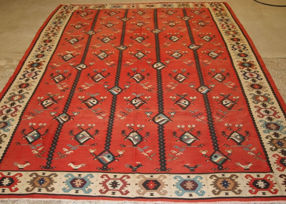 old turkish sarkoy kilim rug very unusual design circa 1920
