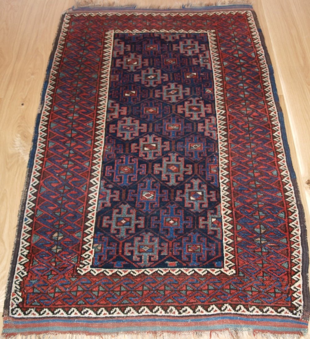 antique east persian kordi rug with classic design and colour 4th quarter 19th century