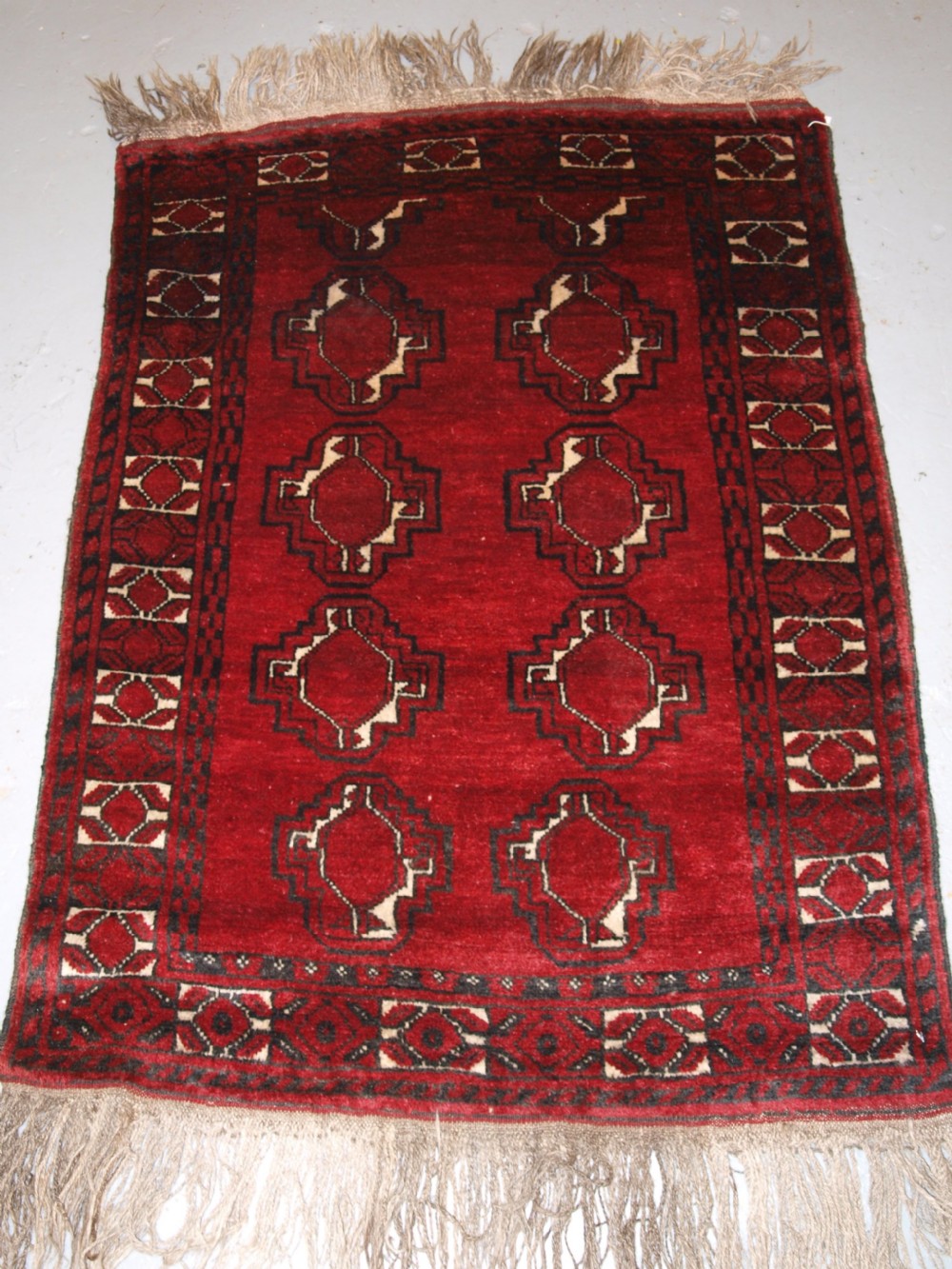 old afghan village rug kizil ayak sweet small size great condition circa 1920