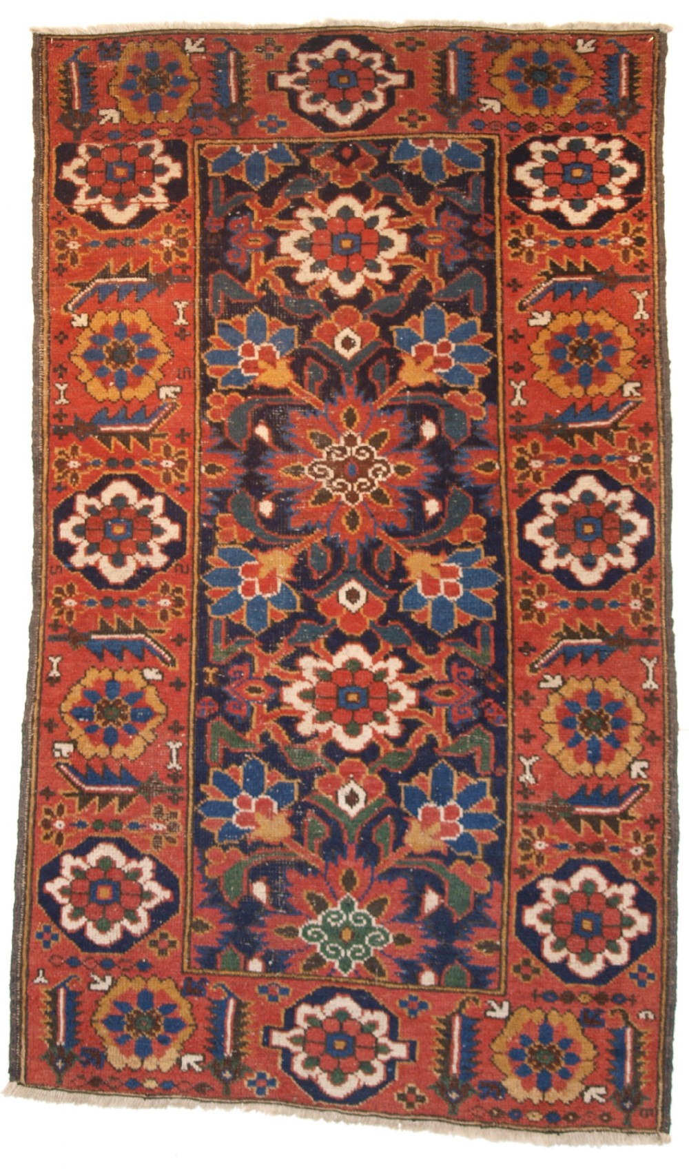 antique persian ferdows baluch rug with superb colour and condition 2nd half 19th century