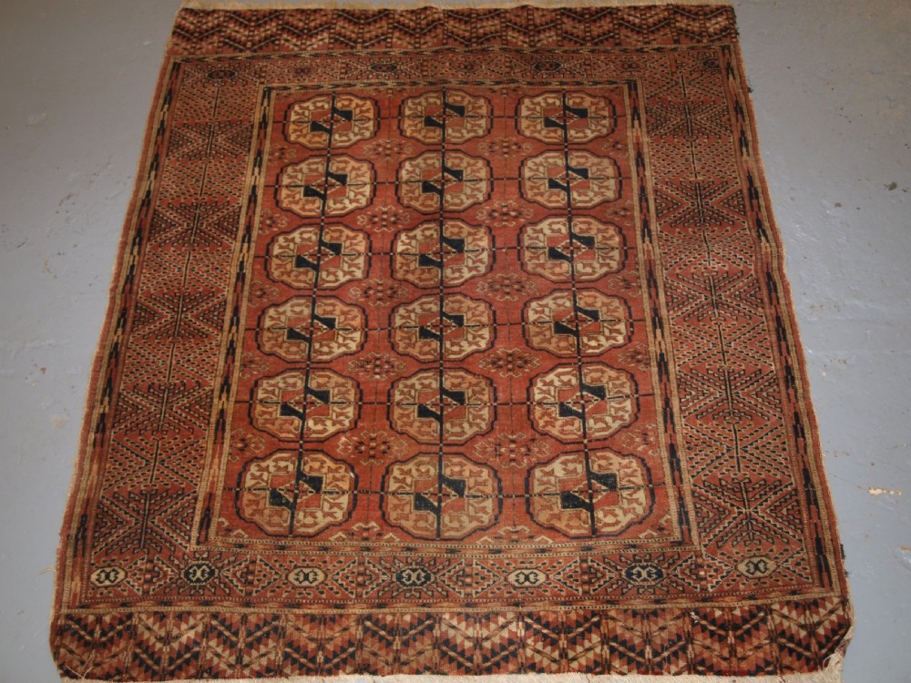 antique tekke turkmen dowry rug of small size late 19th century