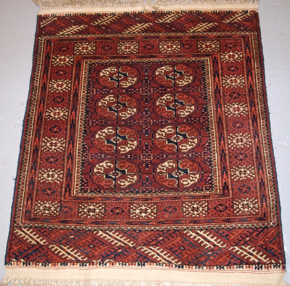 old tekke turkmen rug of very small size excellent condition circa 190020