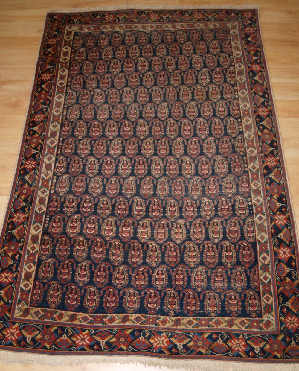 antique south persian afshar rug with all over boteh design beautiful border circa 1900