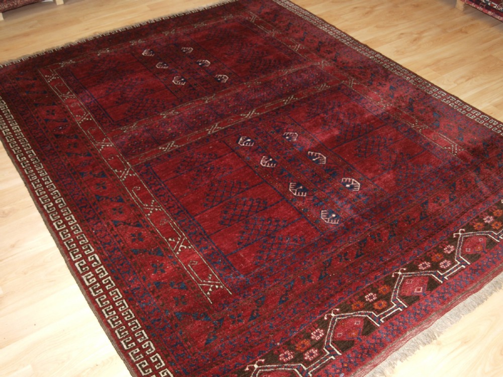 old afghan purdah ensi rug chakesh village superb condition circa 1920