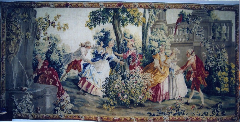 antique louis xv aubusson tapestry after jeanbaptiste oudry circa 1770