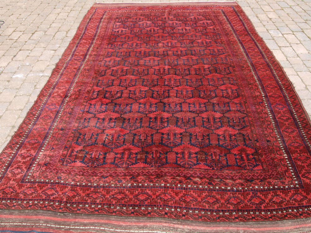 antique chakhansur baluch main carpet western afghanistan circa 1900
