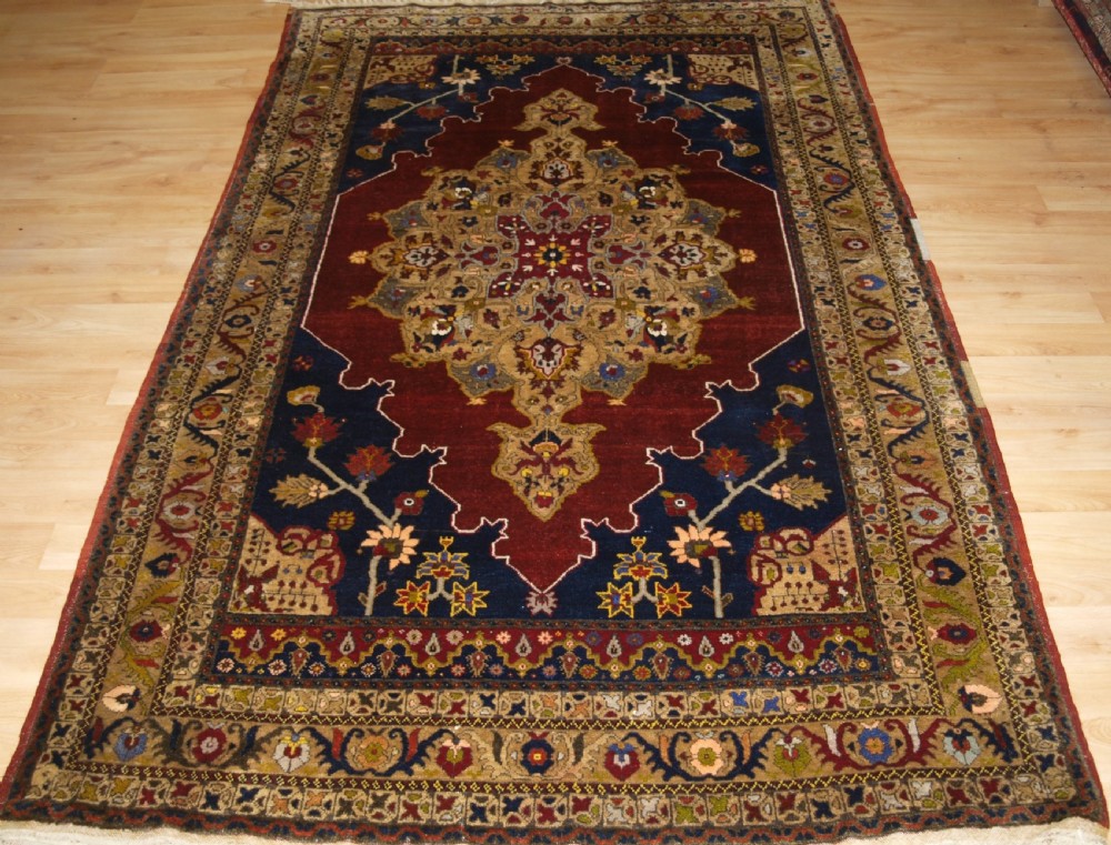 antique turkish taspinar village rug great colour and superb condition circa 1900