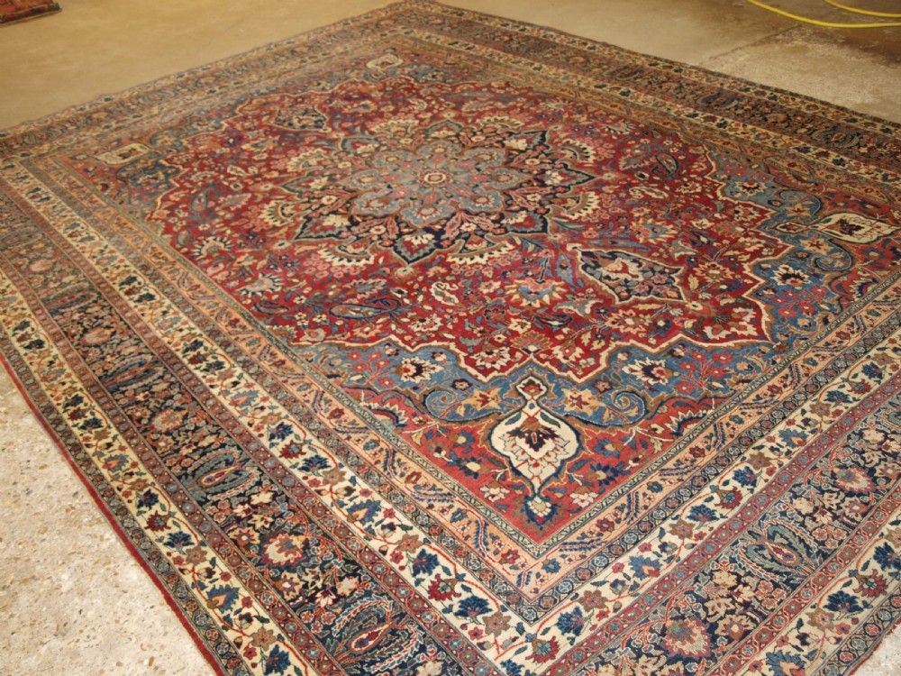 antique persian birjand carpet with superb colour great furnishing carpet circa 1900