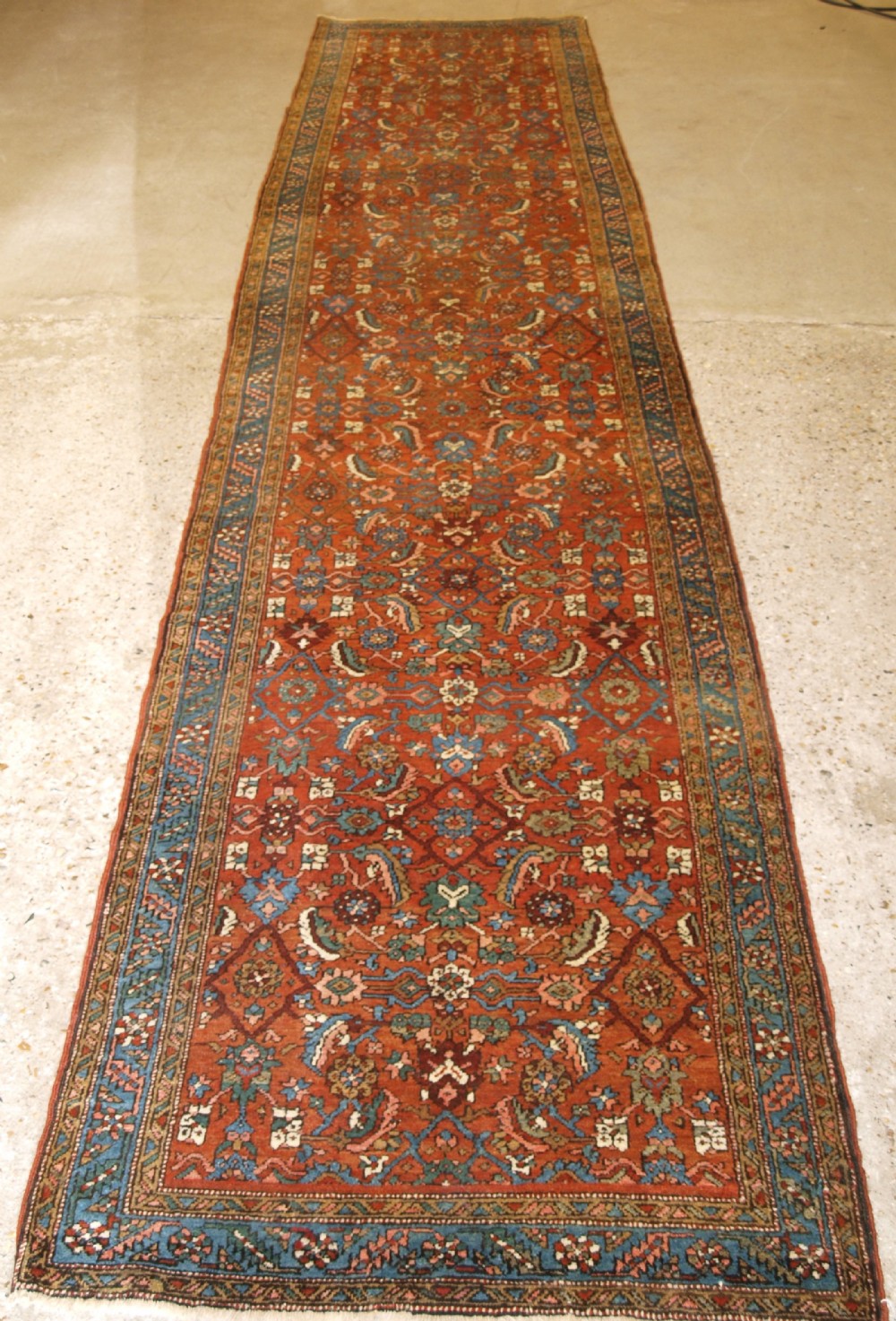 antique persian karaja runner good ountry house furnishing runner circa 1900