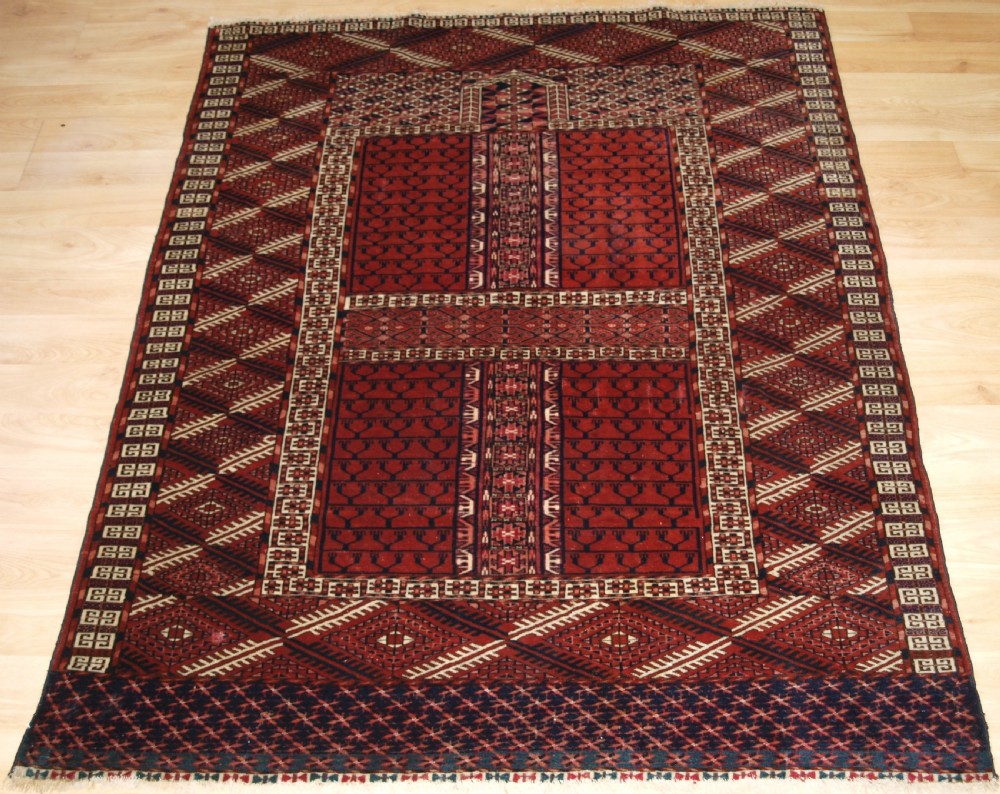 antique tekke turkmen ensi door hanging superb colour circa 1900