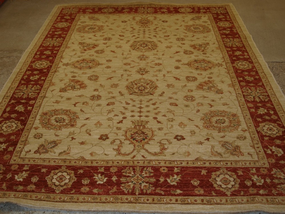 hand knotted afghan chobi ziegler design rug 280 x 200cm