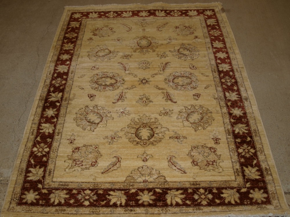 hand knotted afghan chobi ziegler design rug 175 x 129cm