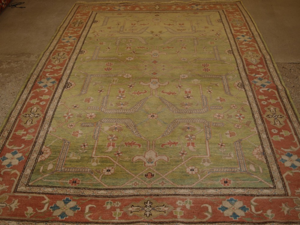 hand knotted afghan chobi ziegler design rug 270 x 190cm