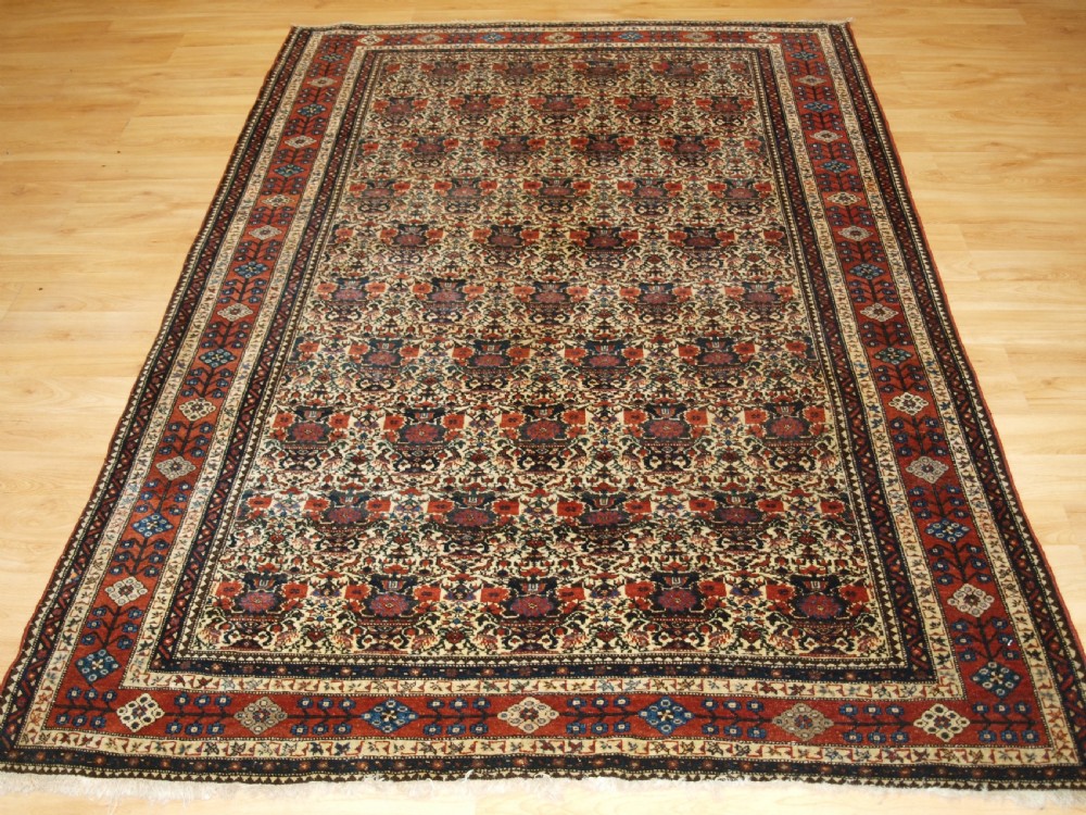 antique abedeh rug with zili sultan design large rug size circa 1900
