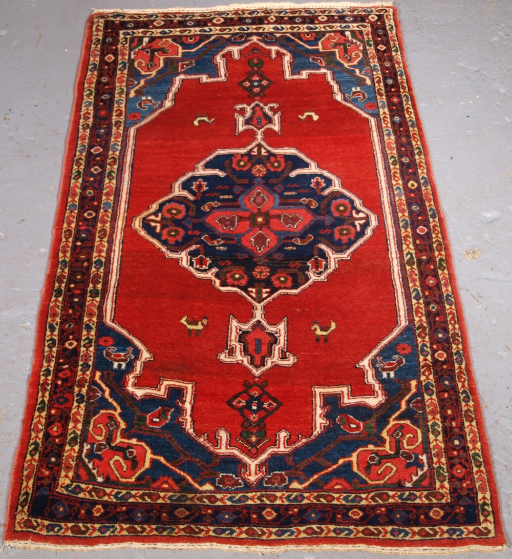 antique bijar rug of small size excellent condition circa 1900