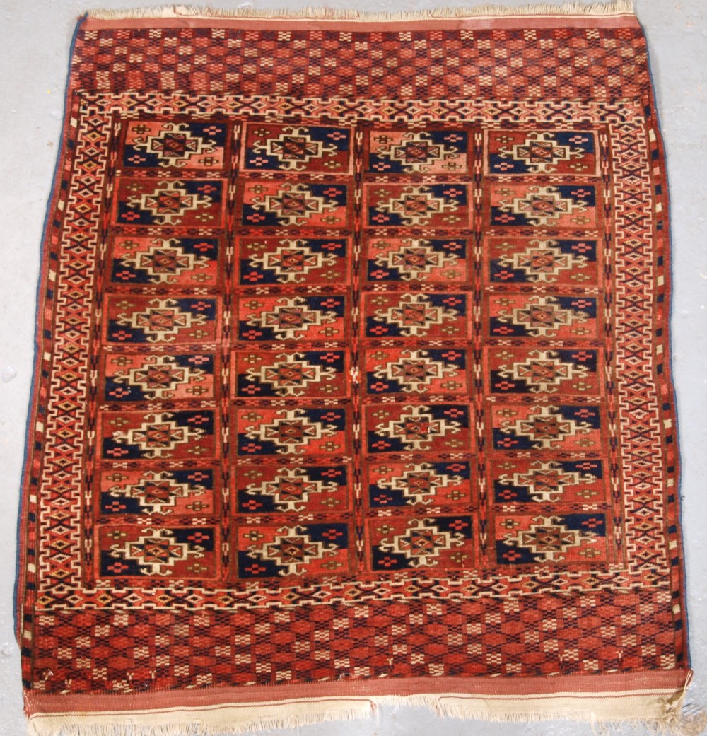antique tekke turkmen dowry rug very fine weave circa 1890
