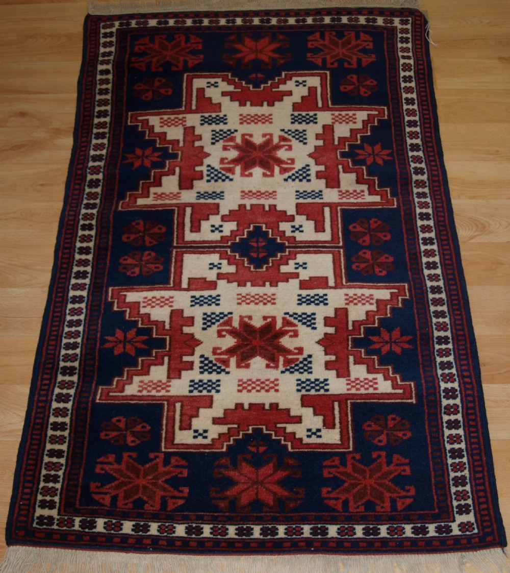 old turkish yagcibedir rug with caucasian design circa 1950