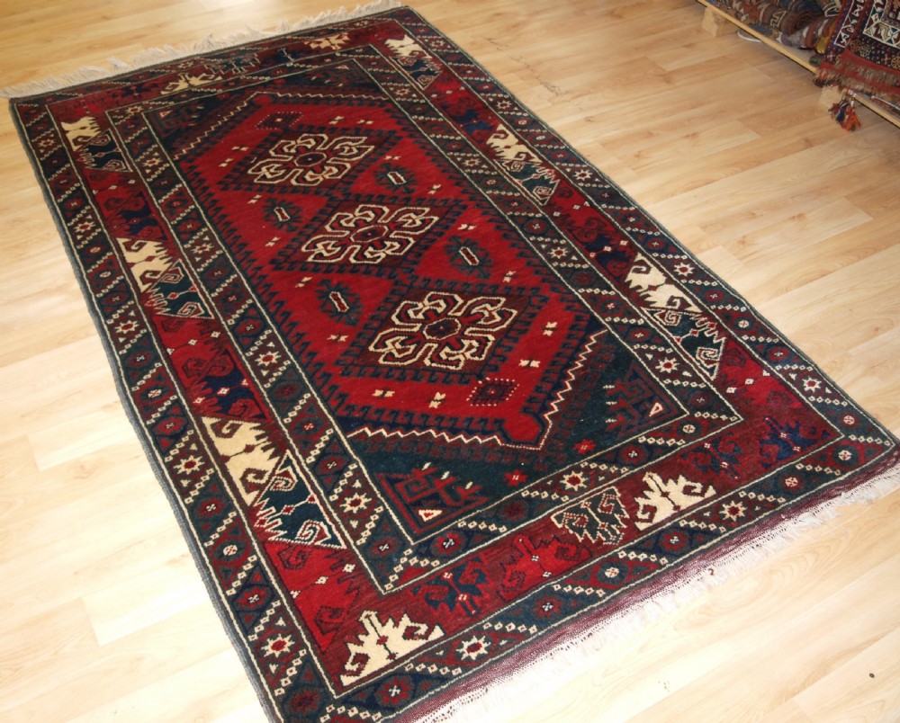 old turkish dosemealti rug of traditional design circa 1960