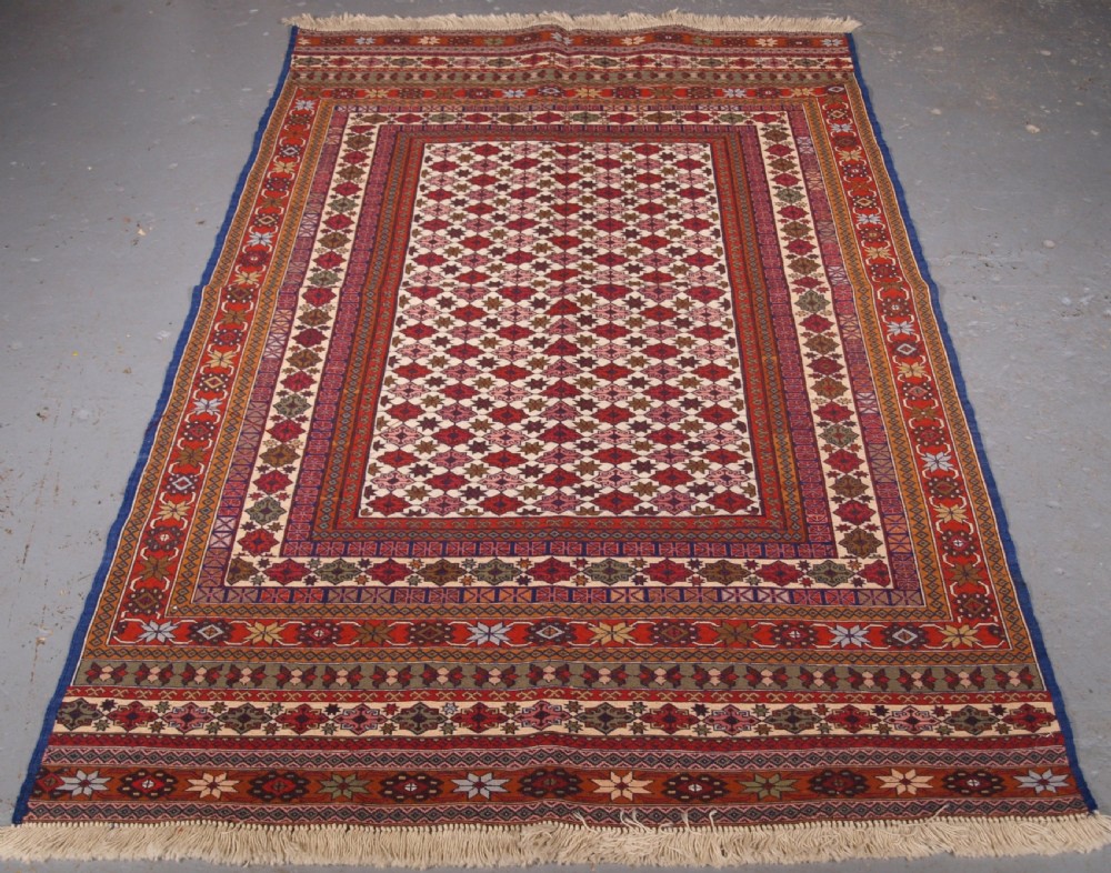 old afghan soumak rug fine design perfect condition about 10 years old
