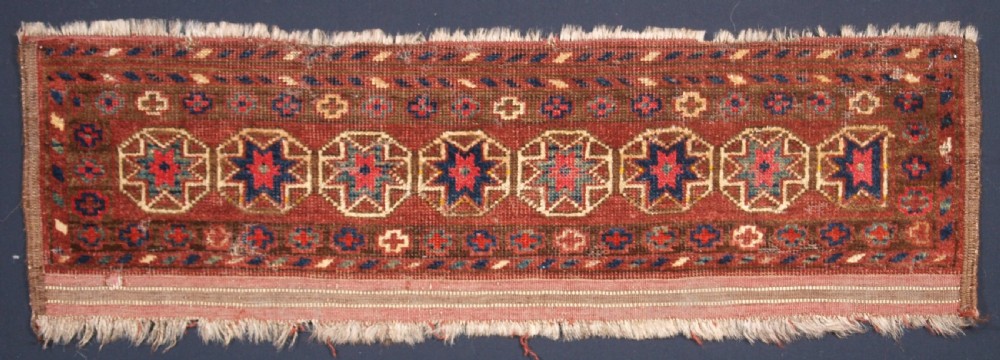 antique ersari turkmen germech very scarce weaving circa 1890