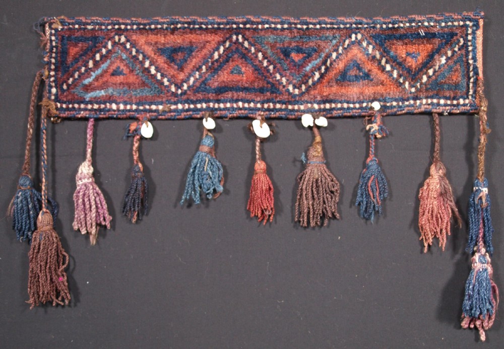 antique afghan baluch animal trapping circa 1920