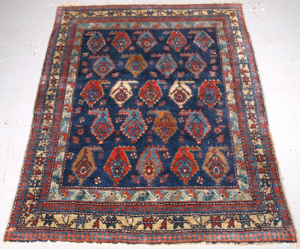 antique caucasian derbent rug with boteh design circa 1900