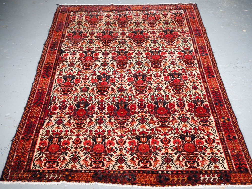 antique abedeh rug zili sultan design hard wearing circa 1920