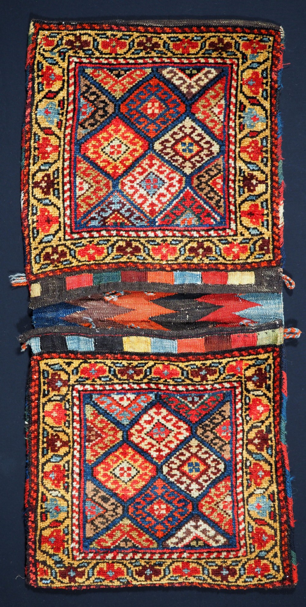 antique kurdish khorjin saddle bag outstanding original condition circa 1900