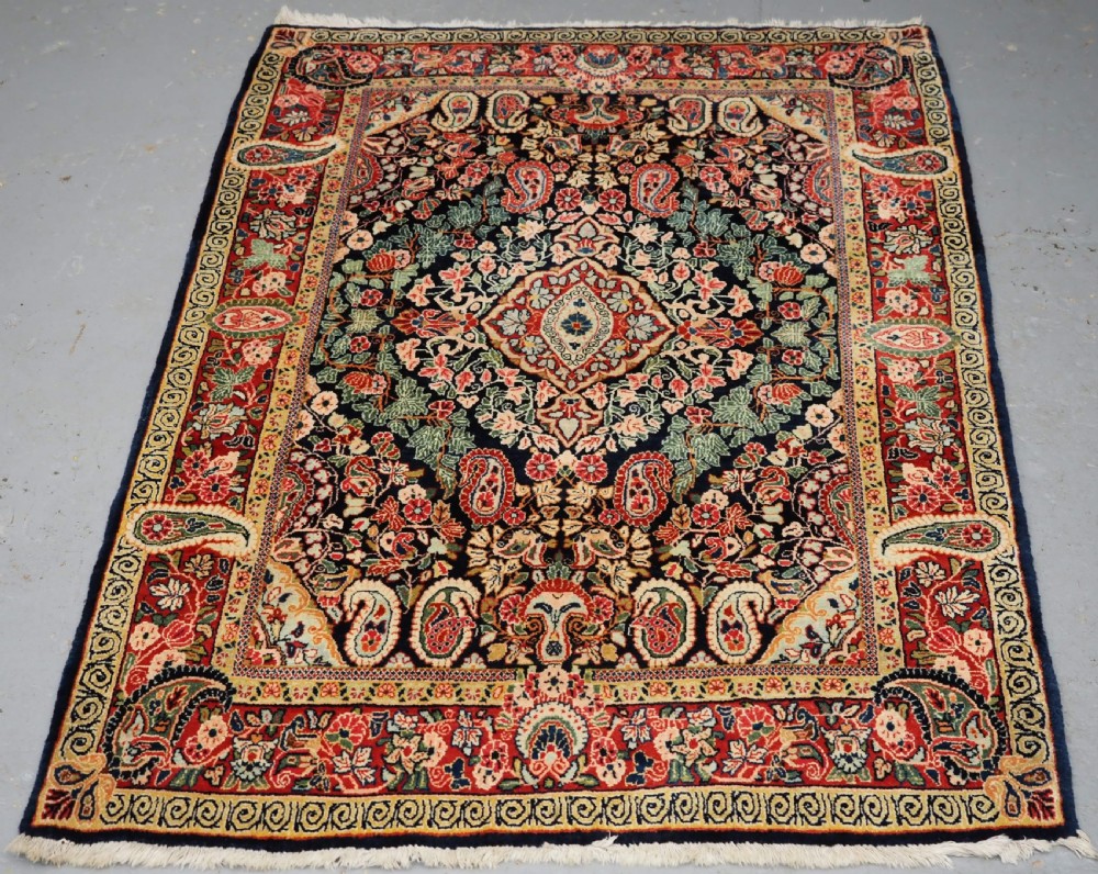 old jozan village rug floral design outstanding condition circa 1950