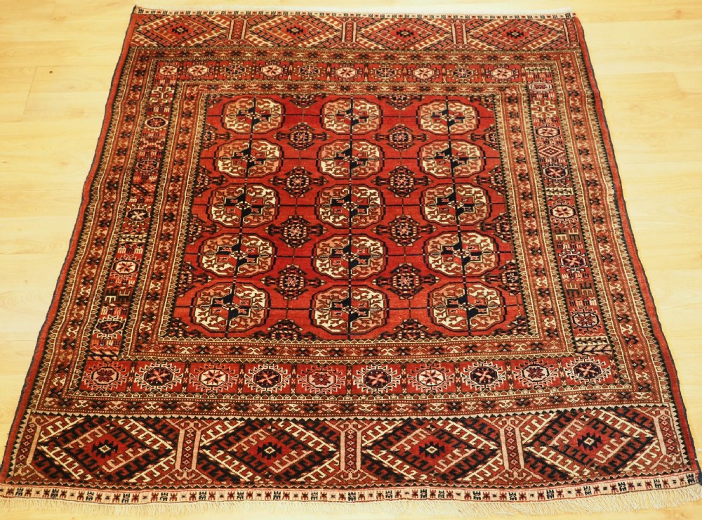 antique tekke turkmen 'wedding' rug excellent example of type circa 1900