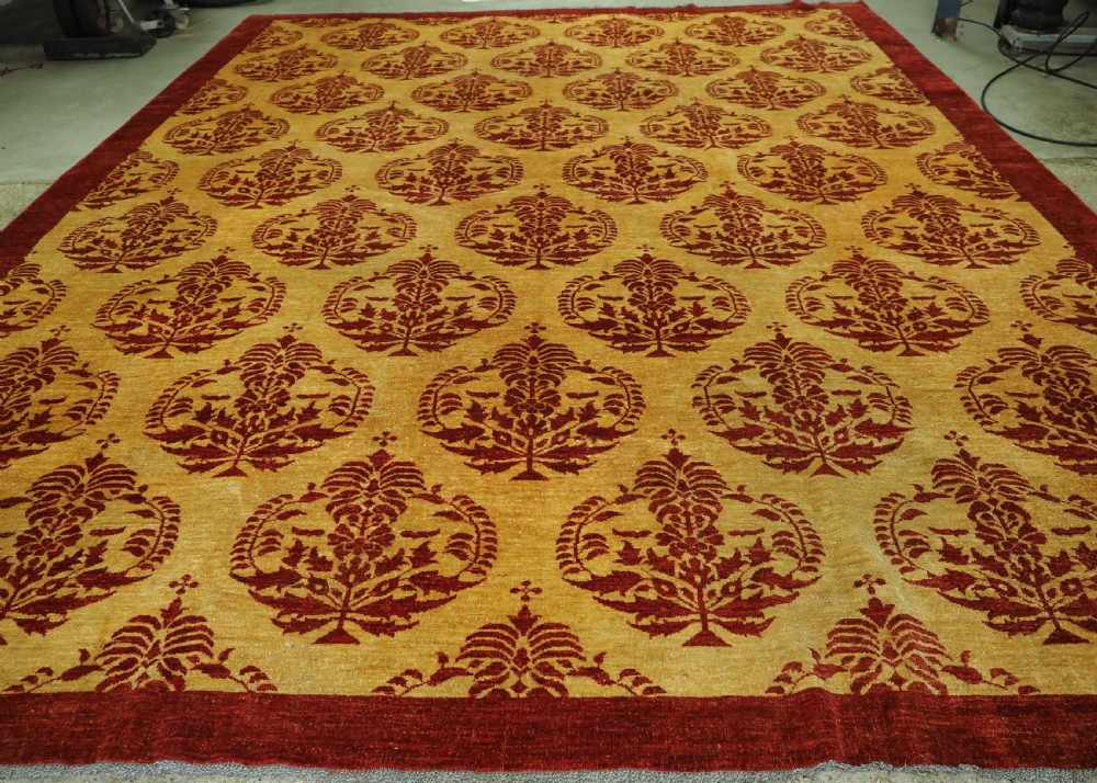 afghan ziegler design carpet large room size all over design about 10 years old