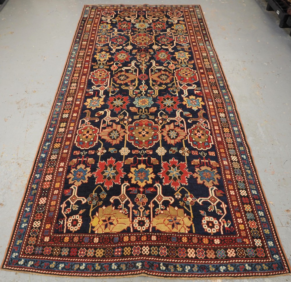 antique caucasian shirvan rug with kuba afshan design circa 1900