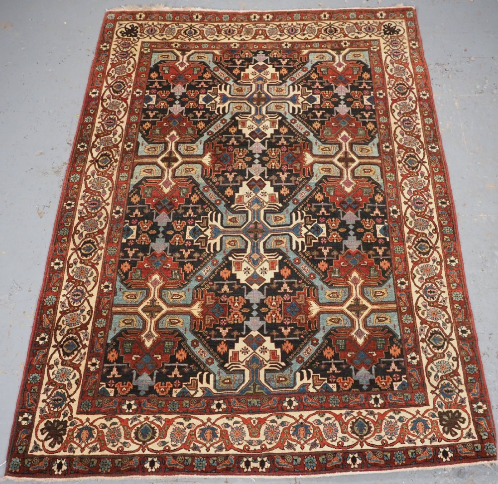 antique tabriz rug with scarce caucasian seichur design circa 1900